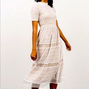 Baltic Born Windsor Lace Midi Dress